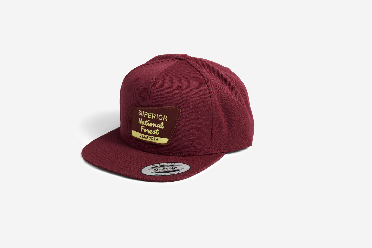 Superior National Forest Maroon Flat Brim